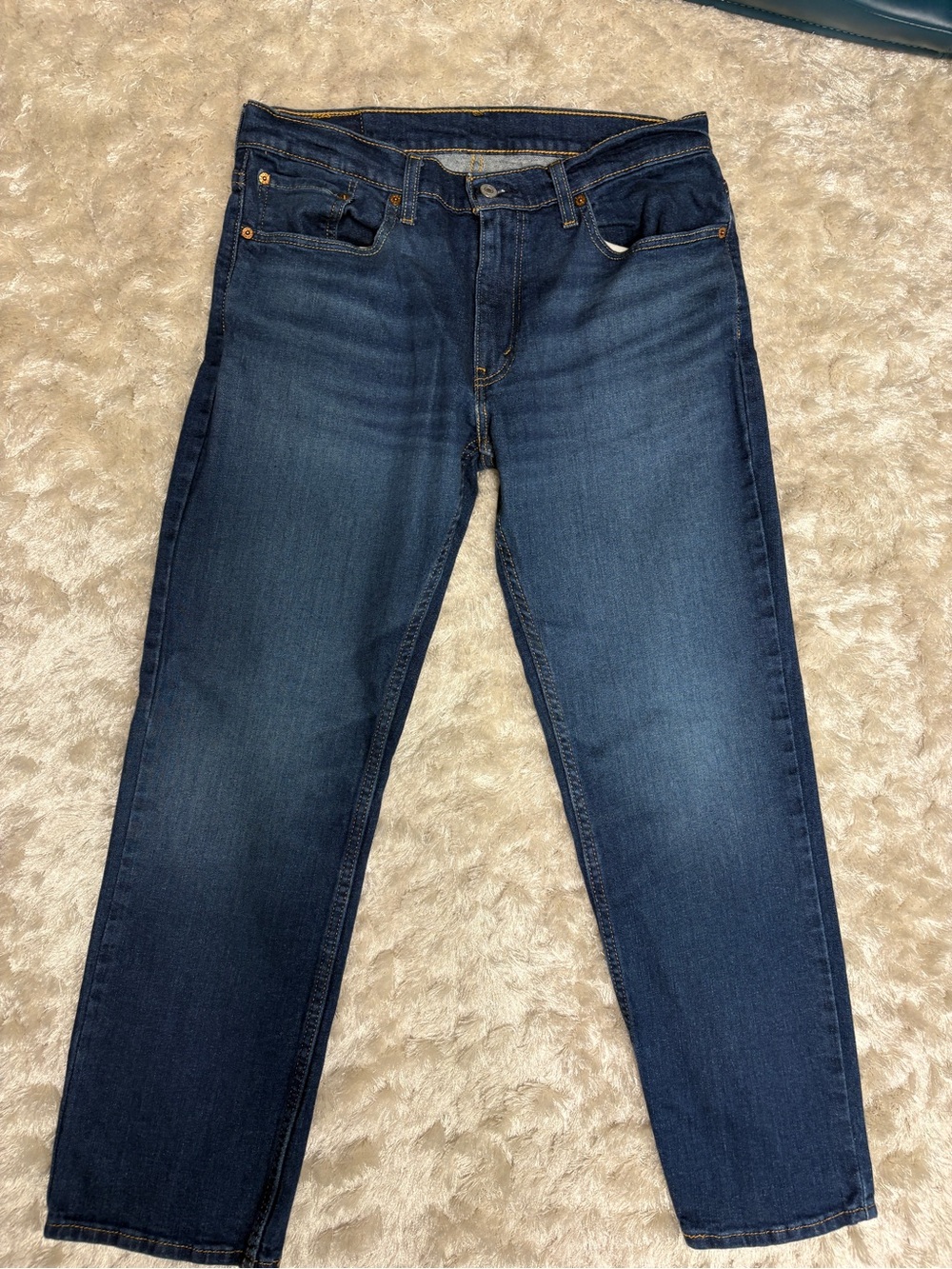 Levi's 559 Men's Dark Wash Blue Straight Leg Jeans: Great condition
